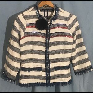 Rinascimento Italian Flair Bedazzled Coat